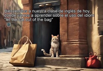 Idioms - let the cat out of the bag