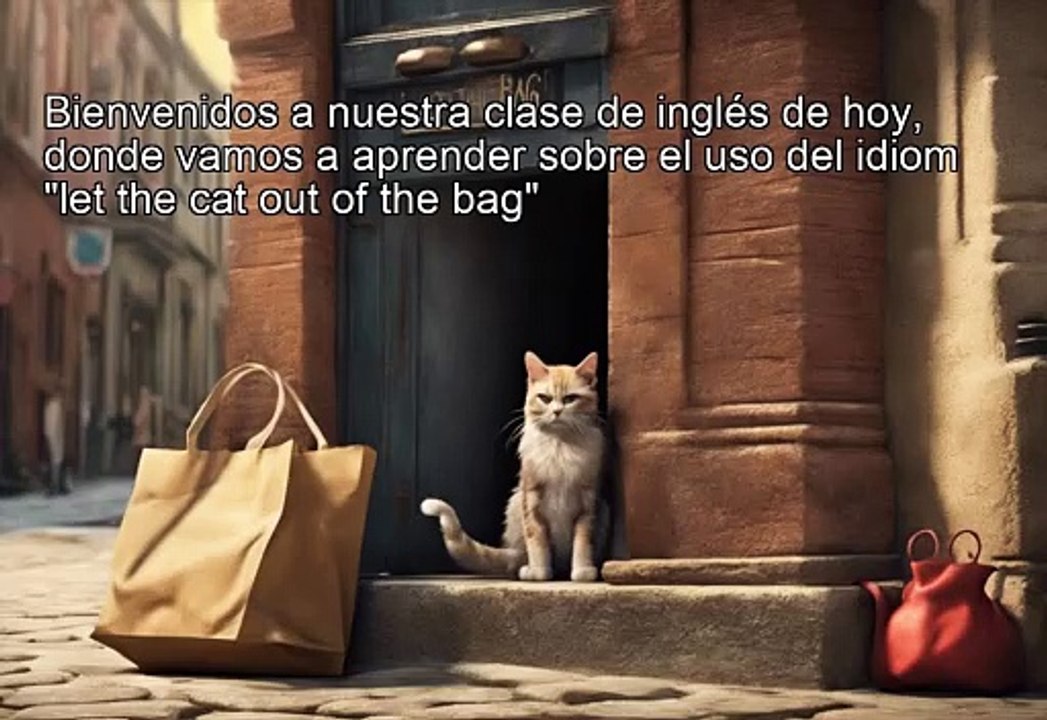 Idioms - let the cat out of the bag