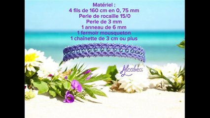 Tuto Micro-macramé bracelet "Dreamy knot"