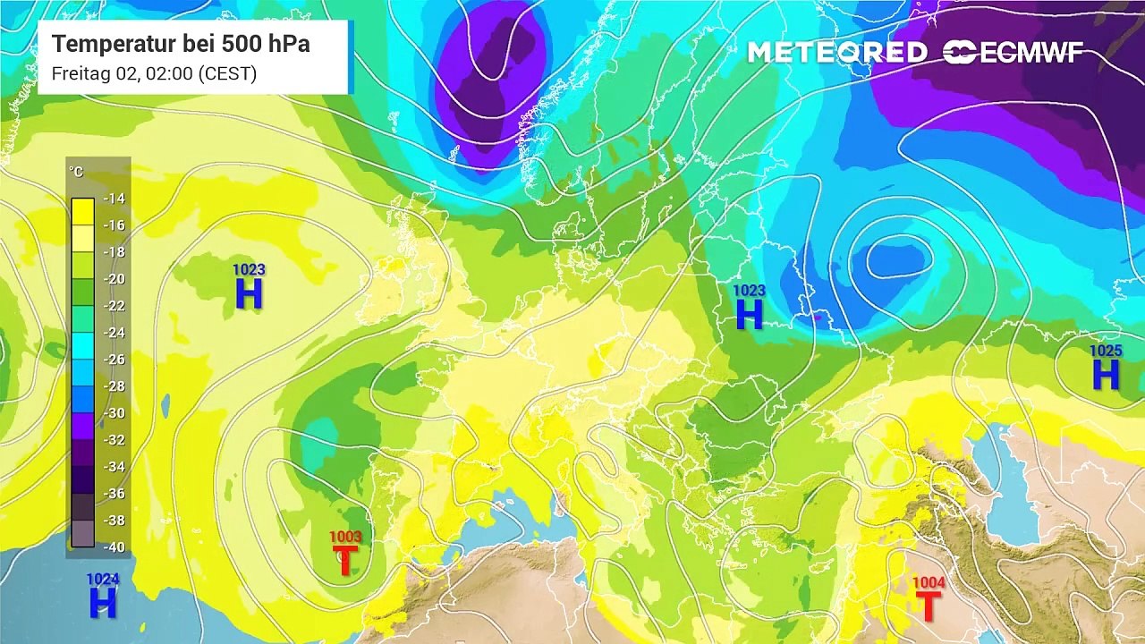 Polarluft im Anmarsch - der Hochsommer mitten im Mai wird weggedrückt