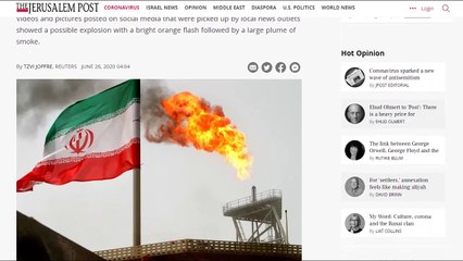 Grande explosão em Teerã preocupa todo mundo | Visão Libertária - 25/06/20 | ANCAPSU