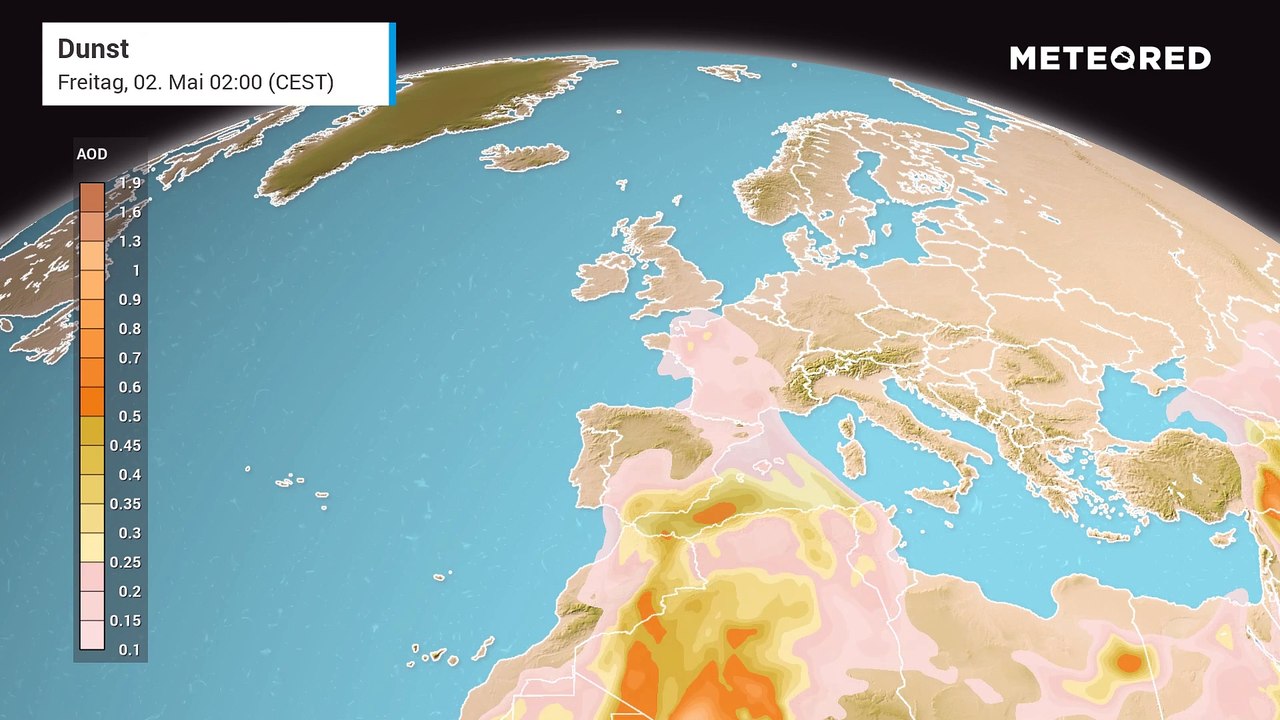 Saharastaubwolke auf dem Weg nach Deutschland- es droht Blutregen