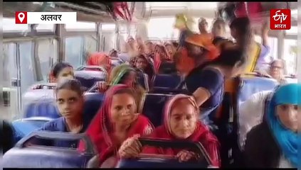 अलवर डिपो की बसें हुई जीपीएस युक्त, पैनिक बटन महिलाओं को परेशानी में करेगा मदद