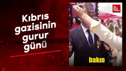 Teknofest'te konuşan Kıbrıs gazisi: Milli silahlarımız var, gururluyuz