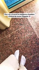 On a trouvé la plus belle chambre d’Égypte 🇪🇬🌴