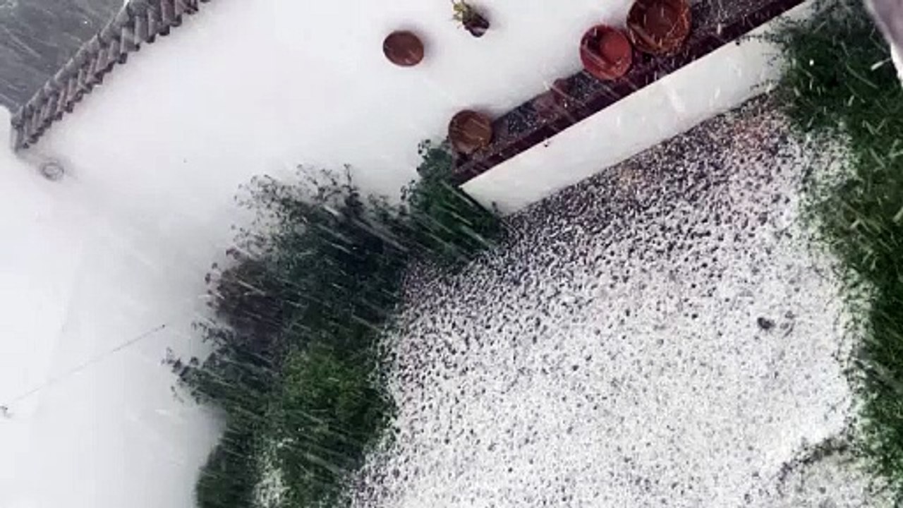 Granizada en Piedrabuena
