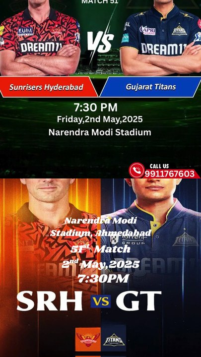 GT brings the power, SRH brings the fire – Reddy Anna brings the wisdom! 🔥👑