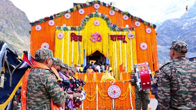 Kedarnath Mandir News_ विधि-विधान से खुले ग्यारहवें ज्योर्तिलिंग श्री केदारनाथ धाम के कपाट