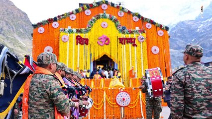 Kedarnath Mandir News_ विधि-विधान से खुले ग्यारहवें ज्योर्तिलिंग श्री केदारनाथ धाम के कपाट