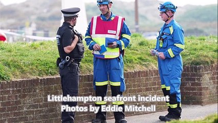 Littlehampton seafront incident - In pictures
