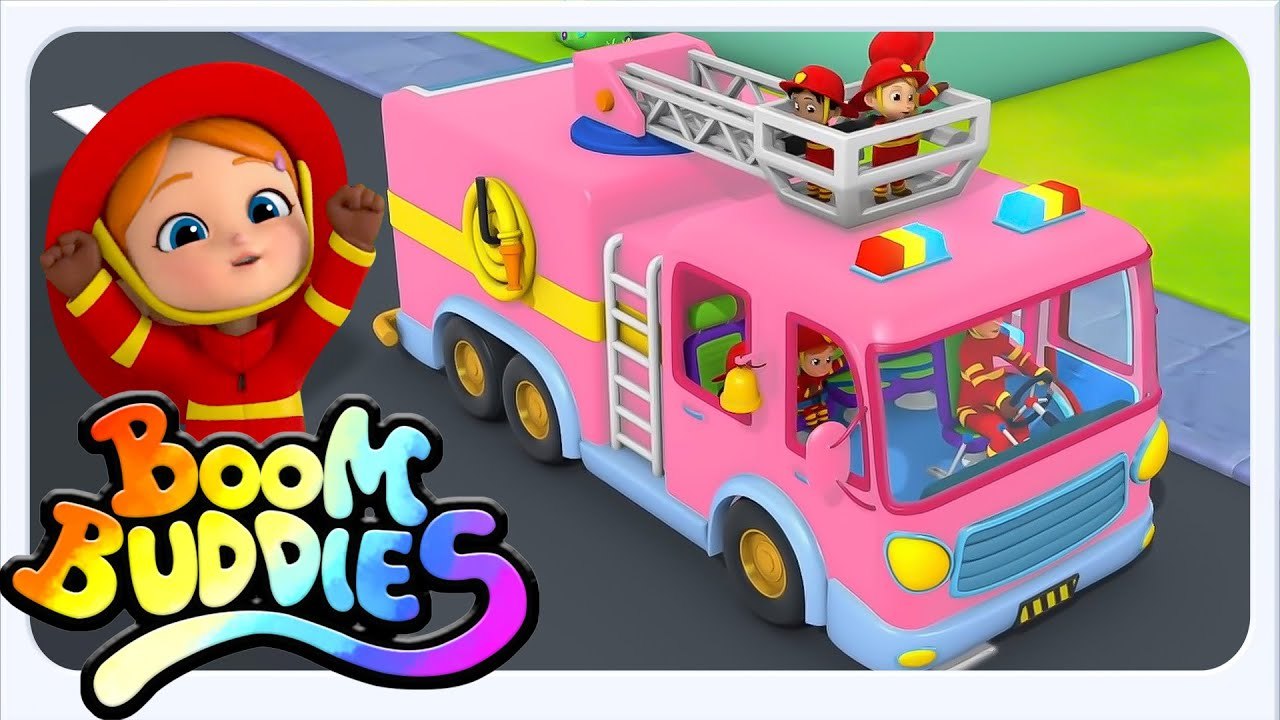 Wheels on the Fire Truck 🚒 | Zebra Deutschland | Nursery Rhyme for Kids