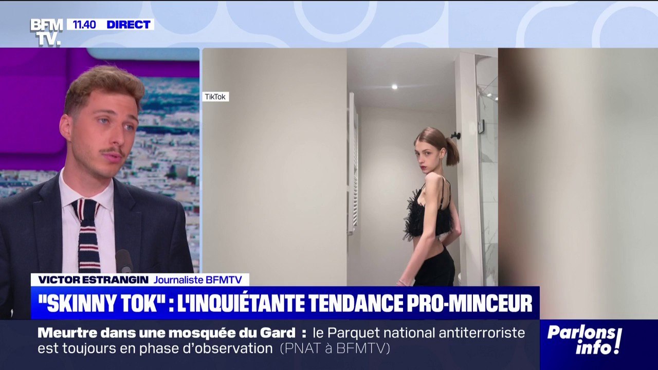 Sur Tiktok, la tendance "Skinnytok" qui fait la promotion de la maigreur inquiète les spécialistes