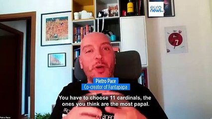 Thousands of Italians play Fantapapa, a fantasy football-like game to predict the next pope