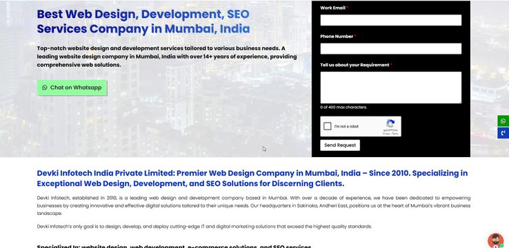 Best Web Design, Development, SEO Services Company in Mumbai, India