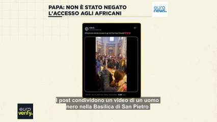 Fact checking: no, agli africani non è stato negato l'accesso alla visita della salma del Papa