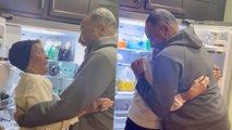 Woman Stocking Fridge Gets Surprised By Biological Son After 50 Years Apart | Happily TV