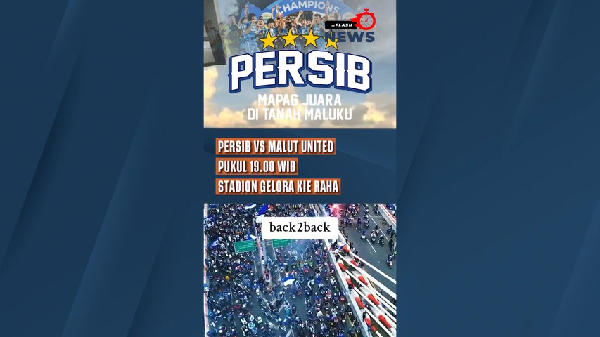 PERSIB vs Malut United Pukul 7 Malam Ini  di Stadion Gelora Kie Raha