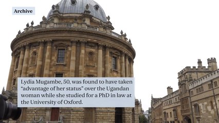 UN judge to be sentenced after being convicted of forcing woman to work as slave.mp4