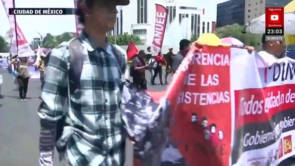 Protestan en contra de la administración de Trump por el Día del Trabajo en EU. Alejandro Domínguez, 01 de mayo 2025