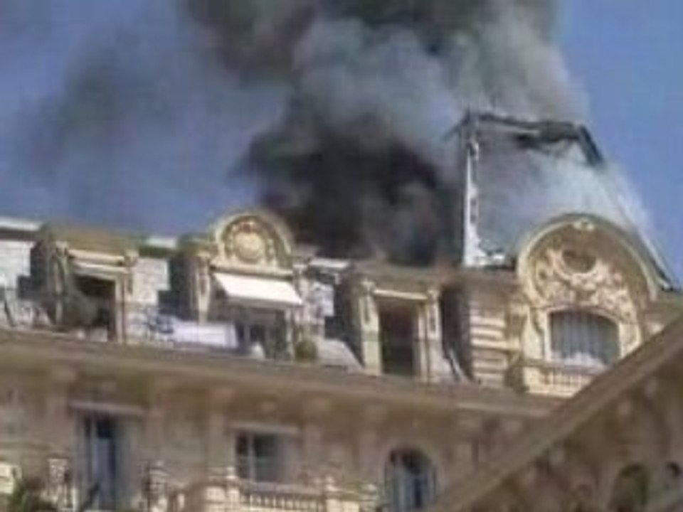 Incendie - Nice - Grand Palais