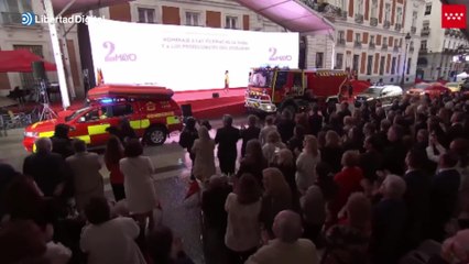 Madrid rinde homenaje a los profesionales y voluntarios en la DANA