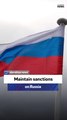 Ukrainian MP: Maintain sanctions on Russia