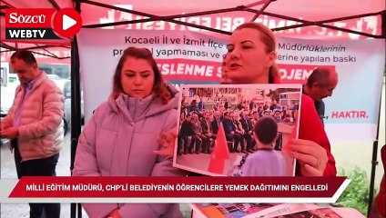 Milli Eğitim Müdürü, CHP’li belediyenin öğrencilere yemek dağıtımını engelledi