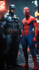 Batman X Spiderman Ai fusion