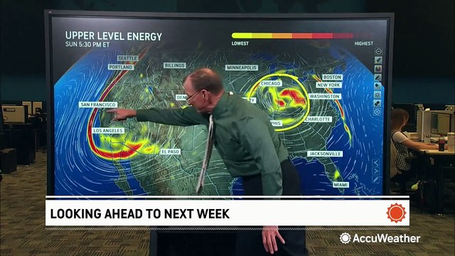 Look ahead: Cool and wet for Northeast; Dry in Southeast