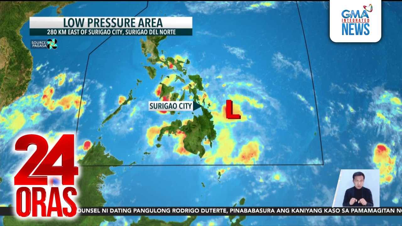 PAGASA - LPA, mababa ang tsansa na maging bagyo pero posibleng tawirin ang Visayas at Palawan | 24 Oras