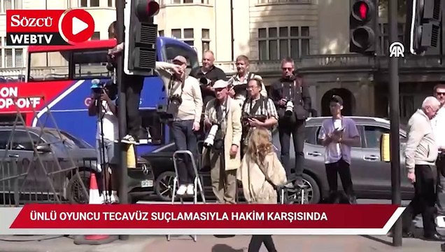 Ünlü oyuncu tecavüz suçlamasıyla hakim karşısında