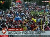 Pueblo del edo. Sucre manifestó su apoyo a las medidas tomadas por el Estado en defensa de migrantes