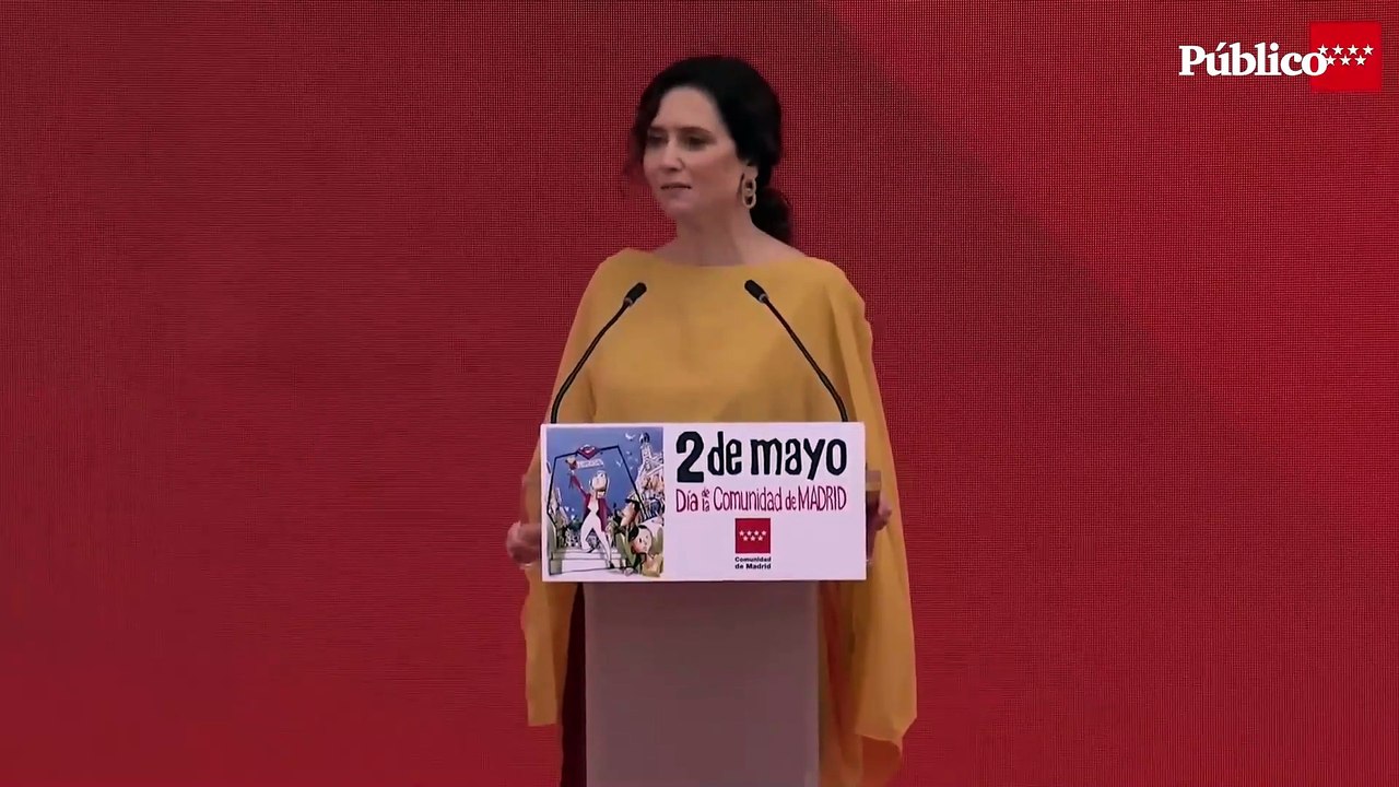 Ayuso: "El pueblo de Madrid sigue aquí grande y vibrante, como siempre lo demostró en pandemia en Filomena y hace unos días, durante el bochornoso apagón que dejó a España a oscuras."