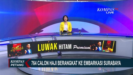 Total 764 Jemaah Haji Kloter 5 dan 6 Asal Kediri Berangkat ke Embarkasi Surabaya