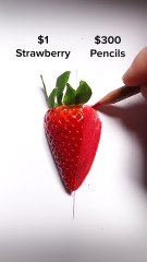 Draw a Strawberry _art _drawing _shorts _strawberry _illusion _pencildrawing _howtodraw _easydraw