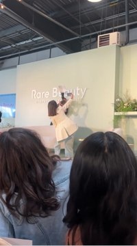 Selena Gomez Grabs Selfie with Fans at Rare Beauty Summit