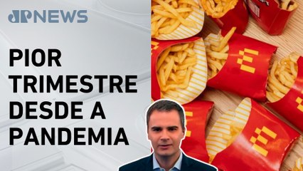 Vendas globais do McDonald's despencam; Bruno Meyer analisa