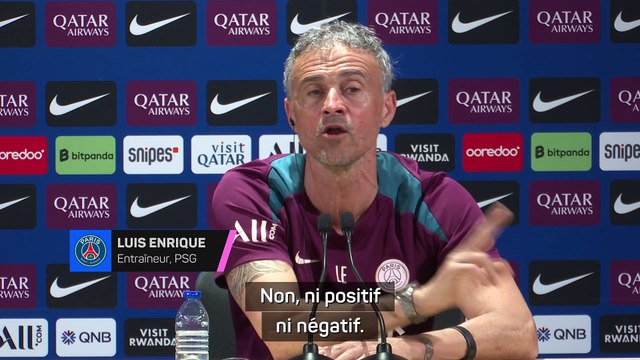 Luis Enrique : “Barcola est l’un des meilleurs dribbleurs d’Europe”