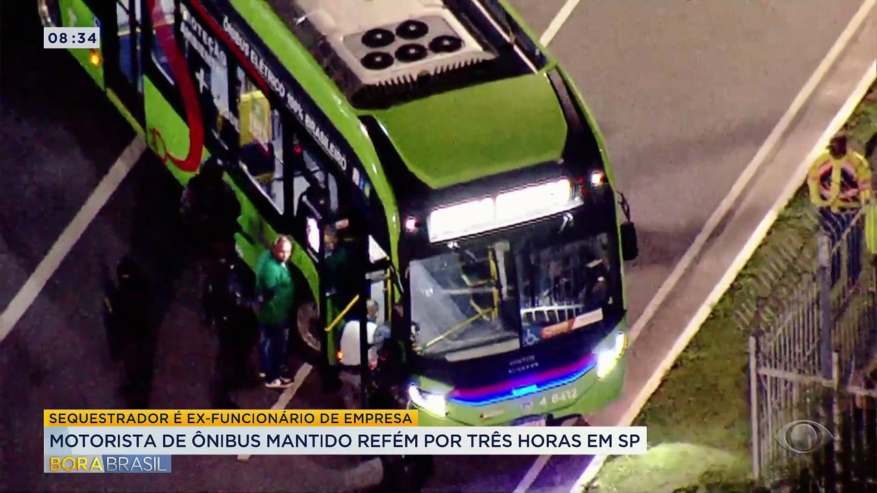 Motorista de ônibus foi mantido refém por quase 3h em SP