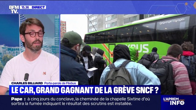 Grève SNCF: Ça fait plusieurs semaines qu'on voit une augmentation des recherches sur notre site , explique le porte-parole de Flixbus