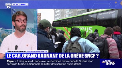 Grève SNCF: "Ça fait plusieurs semaines qu'on voit une augmentation des recherches sur notre site", explique le porte-parole de Flixbus