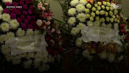 Los restos de Alcira Argumedo fueron velados en el Salón de Pasos Perdidos del Congreso