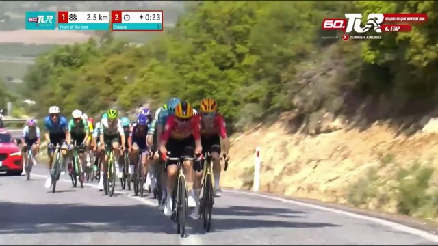 Cycling - Tour of Türkiye 2025 - Stage 6 finish... big climb at the end and battle between leaders