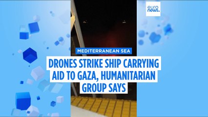Drone strike hits 'Freedom Flotilla' Gaza aid ship off Malta, organisers blame Israel