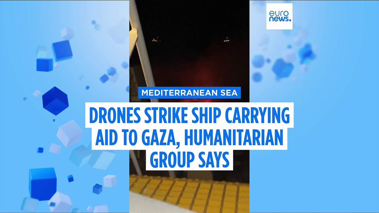 Drone strike hits 'Freedom Flotilla' Gaza aid ship off Malta, organisers blame Israel