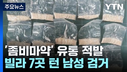 '좀비마약' 유통 조직 적발...빌라 7곳 턴 남성 검거 / YTN