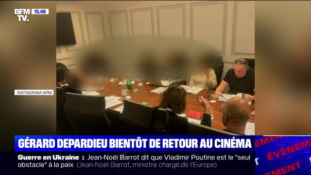 En attente de son jugement ,Gérard Depardieu joue dans un film de Fanny Ardant