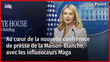  Au cœur de la nouvelle conférence de presse de la Maison-Blanche, avec les influenceurs Maga
