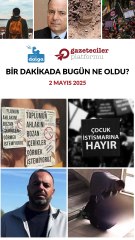 Bir dakikada bugün ne oldu?