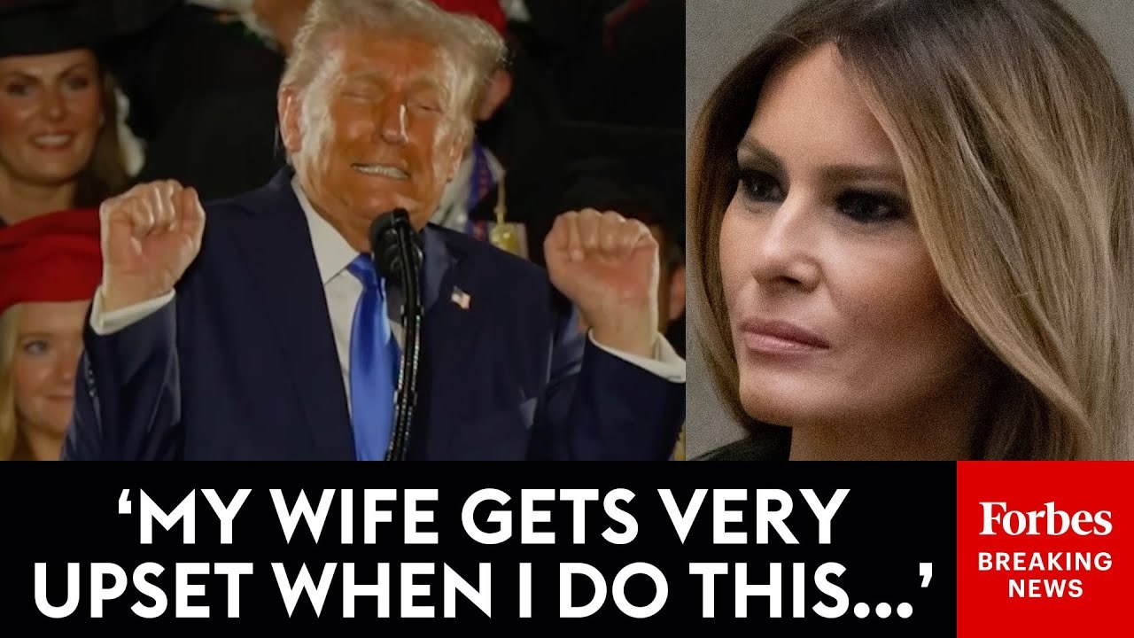 President Trump Uses Alabama Graduation Speech To Mock Trans Athletes Despite Melania Not Liking When He Does That